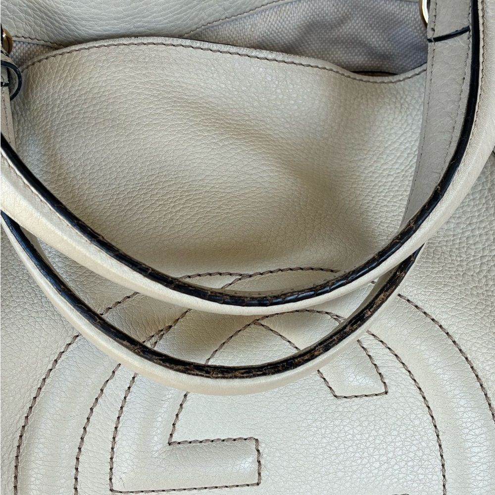 🤍 Gucci Soho Ivory Tote Bag - Picture 13 of 17